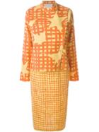 Jc De Castelbajac Vintage Skirt And Blouse Suit - Yellow & Orange