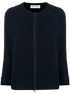 Lamberto Losani Zip-front Cashmere Cardigan - Blue