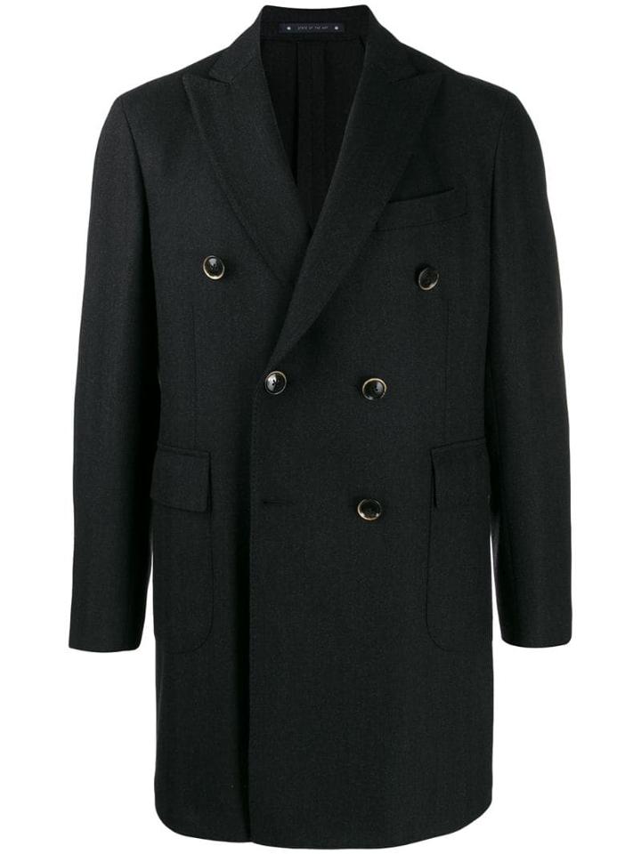 Al Duca D'aosta 1902 Double Breasted Coat - Grey