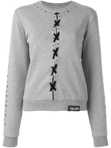 Philipp Plein 'libero' Sweatshirt, Women's, Size: Large, Grey, Cotton