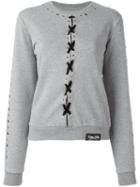 Philipp Plein 'libero' Sweatshirt, Women's, Size: Large, Grey, Cotton