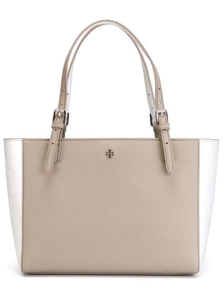 Tory Burch Small York Buckle Tote, Women's, Grey, Leather