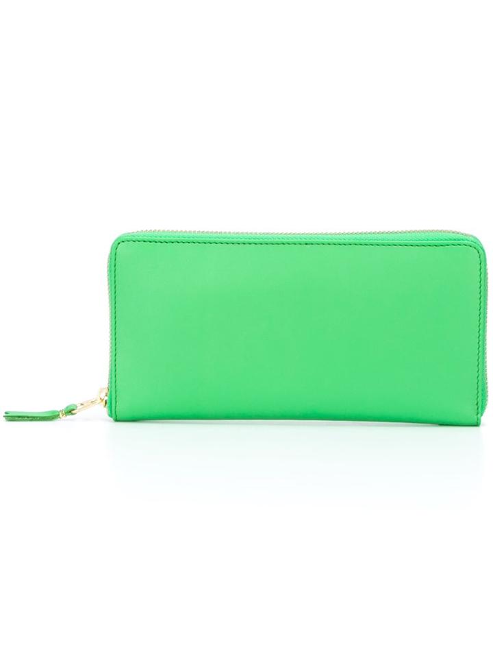 Comme Des Garçons Wallet 'colour Plain' Wallet - Green