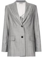 Nina Ricci Striped Relaxed Blazer - Grey