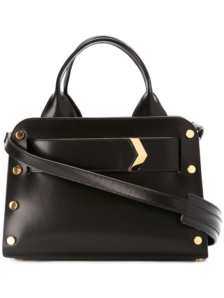 Jimmy Choo Lockett Tote Bag, Women's, Black, Leather