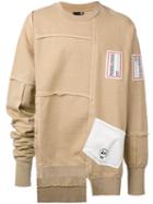 Liam Hodges - Asymmetric Sweatshirt - Men - Cotton - M, Brown, Cotton