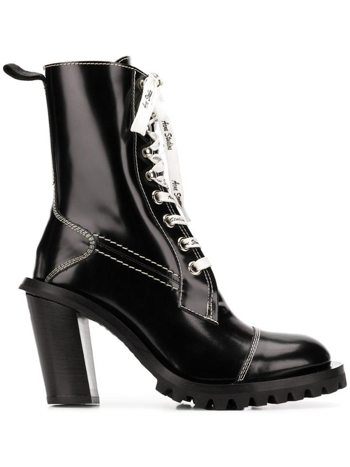 Acne Studios Lace-up Boots - Black