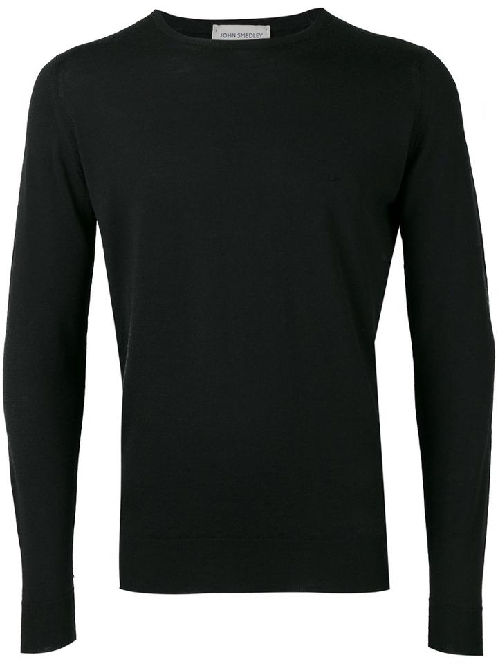 John Smedley - Crew-neck Jumper - Men - Virgin Wool - M, Black, Virgin Wool