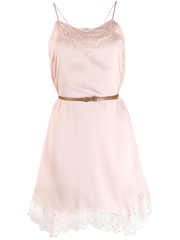 Liu Jo Satin Slip Dress - Pink