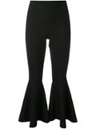 Georgia Alice Pirate Cropped Flared Pants, Women's, Size: 6, Black, Cotton/polyester/spandex/elastane/viscose