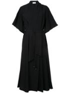 Lemaire - Foulard Dress - Women - Cotton - 40, Black, Cotton