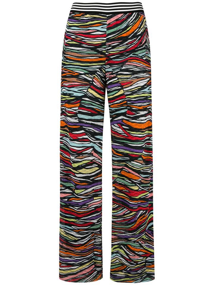 Missoni - Knitted Wide-leg Trousers - Women - Silk/cotton/spandex/elastane/rayon - 40, Silk/cotton/spandex/elastane/rayon