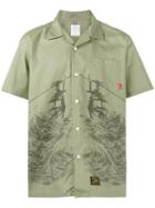 Wtaps - Choppers Print Shirt - Men - Cotton - Xl, Green, Cotton