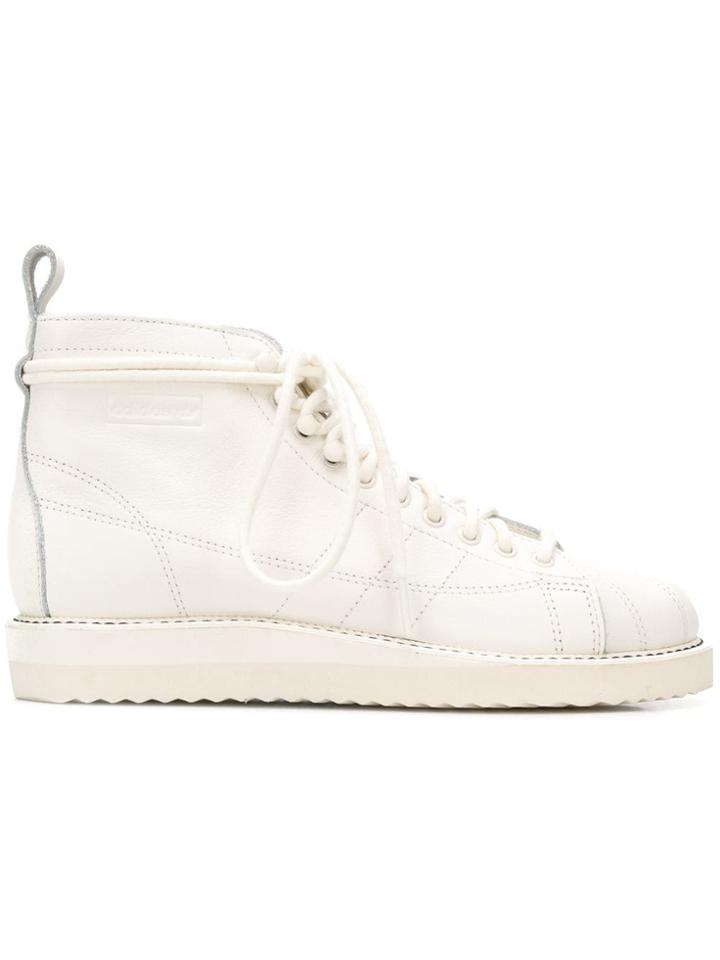 Adidas Adidas B28162 Cloud White Leather/fur/exotic Skins->leather