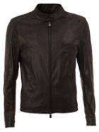 Drome Band Collar Jacket, Men's, Size: Xxl, Black, Polyester/viscose/leather