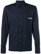 Prada Plain Button Down Shirt - Blue