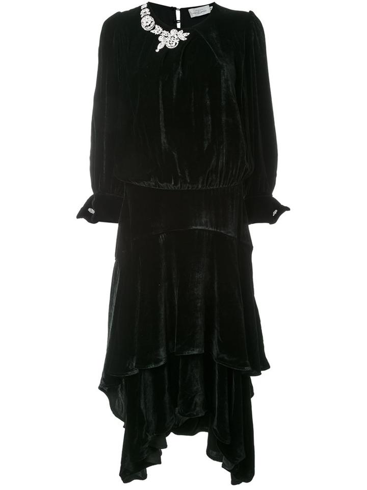 Preen By Thornton Bregazzi 'lineisy' Dress, Women's, Size: Large, Black, Silk/viscose