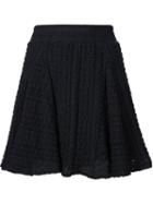 Iro Textured Box Pleat A-line Skirt
