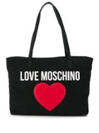 Love Moschino Heart Logo Tote - Black