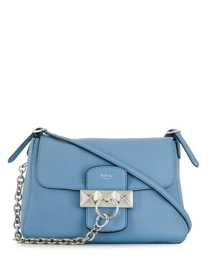 Mulberry Mini Keeley Heavy Grain Shoulder Bag - Blue