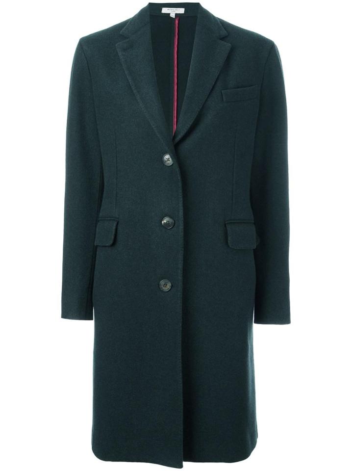 Boglioli Flap Pockets Mid Coat - Green
