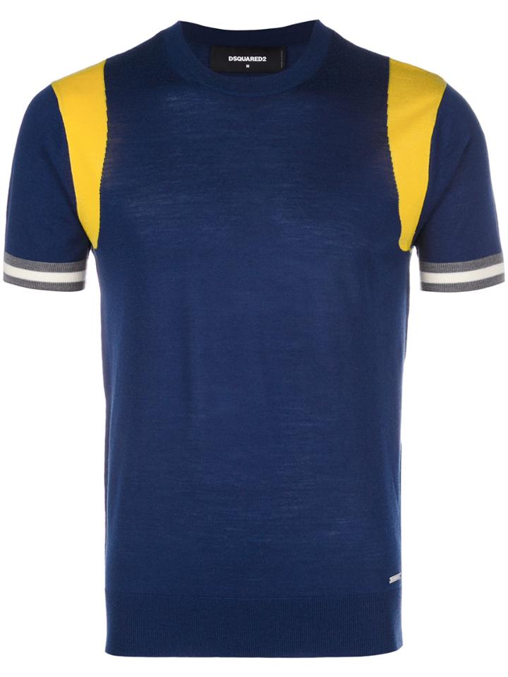 Dsquared2 Short Sleeve Knit - Blue