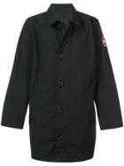 Canada Goose Buttoned Lightweight Coat - Black