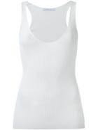 Dion Lee 'pinacle' Rib Tank Top, Women's, Size: 8, White, Nylon/rayon