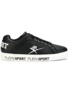 Plein Sport Tiger Logo Sneakers - Black