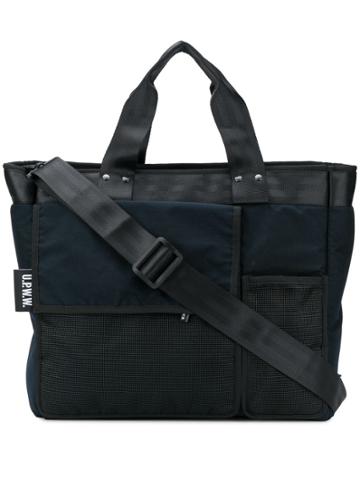 Upww Canvas Trim Twill Tote - Blue