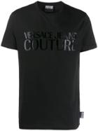 Versace Jeans Couture Varnished Logo T-shirt - Black