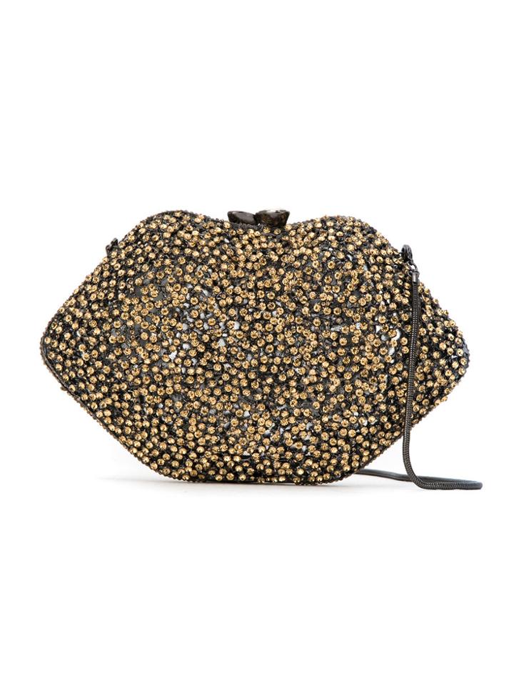 Isla Boca Crystal Clutch - Yellow & Orange