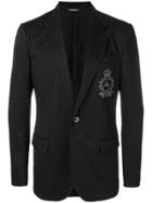Dolce & Gabbana Tailored Fit Blazer - Black