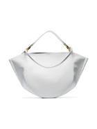 Wandler White Mia Leather Tote Bag