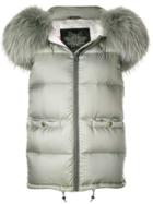 Mr & Mrs Italy Trimmed Hooded Vest - Green