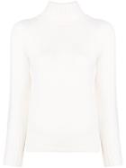Vince High Neck Sweater - White