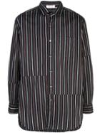 Engineered Garments Asymmetric Stripe Shirt - Blue