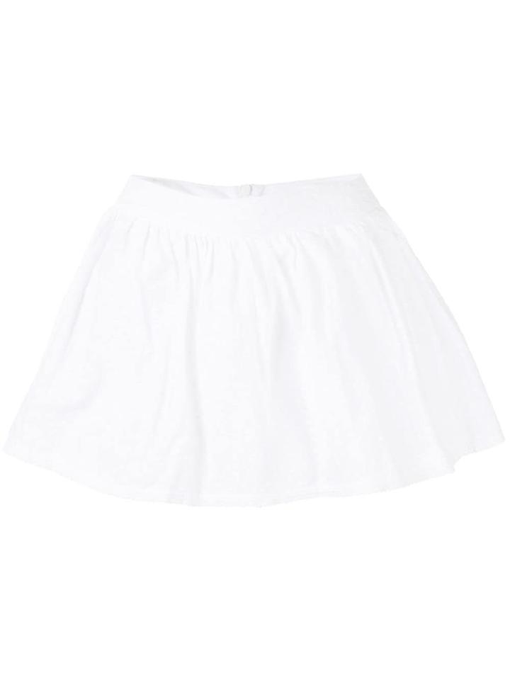 Sir. Charlee Embroidered Skort - White