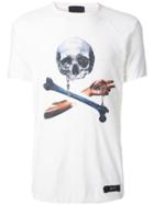 Rh45 Graphic Skull Print T-shirt - White