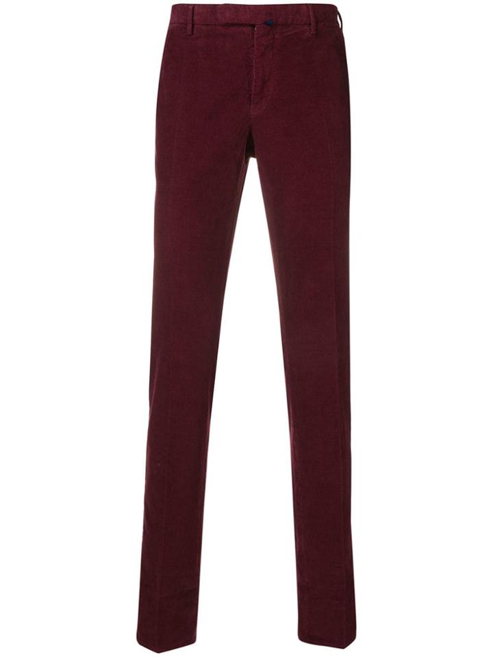 Incotex Slim Corduroy Chinos - Purple