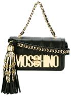 Moschino Skeleton Hand Crossbody Bag, Women's, Black