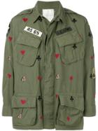 As65 Printed Army Jacket - Green