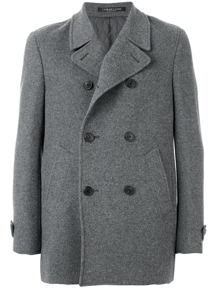 Corneliani Classic Peacoat - Grey