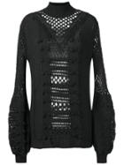 Talie Nk - Knit Top - Women - Cotton/acrylic/viscose - M, Women's, Black, Cotton/acrylic/viscose