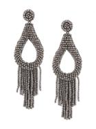 Deepa Gurnani Embellished Drop Earrings - Metallic