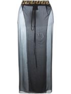 Versace Sheer Beach Skirt
