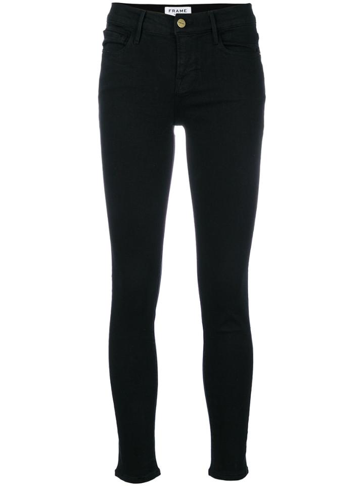 Frame Denim Classic Fitted Jeans - Black