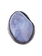 Monies Blue Storm Agate Black Copper Ring, Women's, Size: Medium
