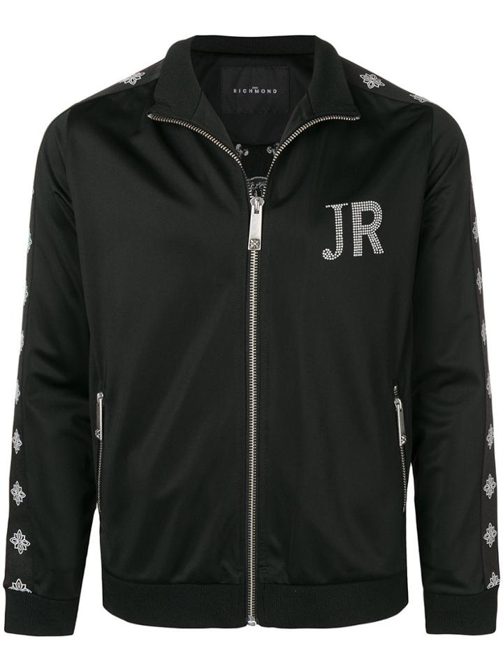 John Richmond Embellished Bomber Jacket - Black