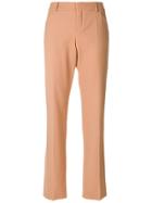 Chloé Bootcut Tailored Trousers - Pink & Purple